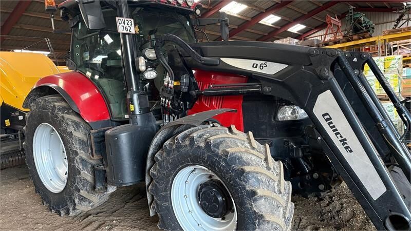 Case IH Puma 165 CVX med frontpto og Ålø Q6s læsser
